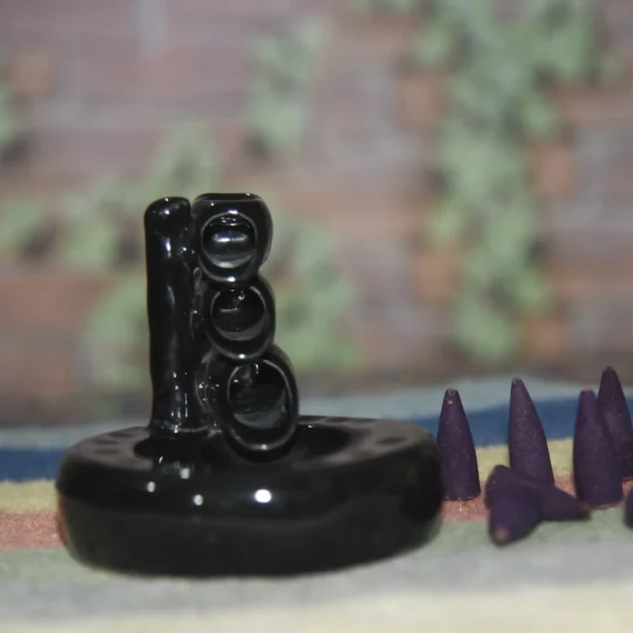 imperium Aroma backflow incense cone holder - bamboo