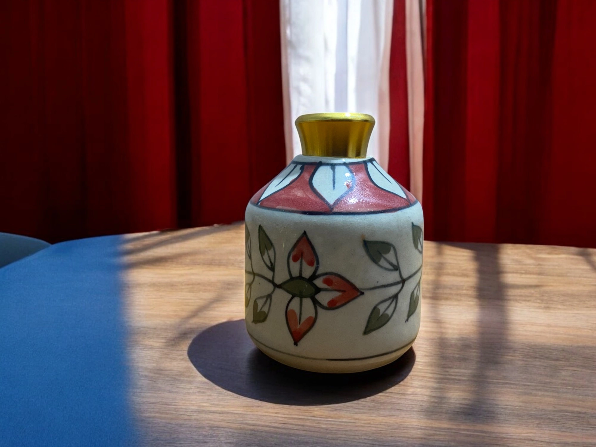 Imperium Lavender Reed Diffuser Set (Ceramic with Golden Brass Neck) - Image 2