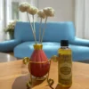 Imperium Tropical Sunset Reed Diffuser Set (Ceramic with Golden Brass Neck)