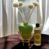 Imperium Rose Reed Diffuser Set (Ceramic with Golden Brass Neck)