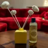 Imperium Lemongrass Reed Diffuser Set (Ceramic with Golden Brass Neck)