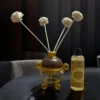 Imperium Lemongrass Reed Diffuser Set (Ceramic with Golden Brass Neck)