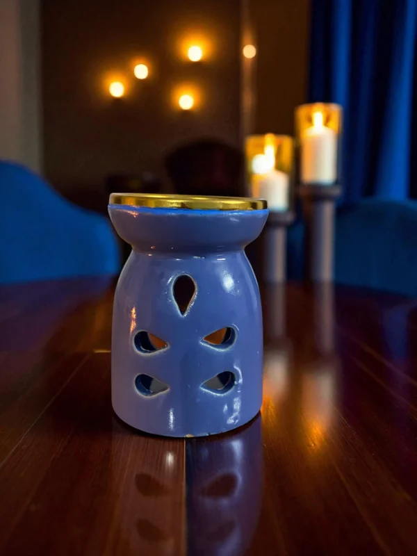 Imperium Aroma Cherry Blossom Vaporizer (Ceramic with Golden Brass Neck) - Image 2