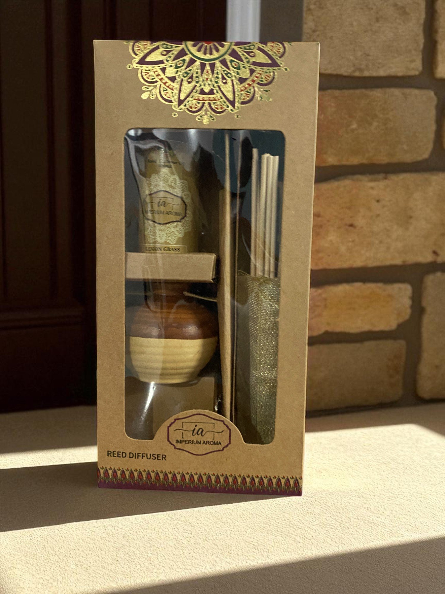 Imperium Lemon Grass Reed Diffuser Set (Ceramic) - Image 3
