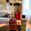Imperium Aroma Rose Reed Diffuser Set (Ceramic with Golden Brass Neck)
