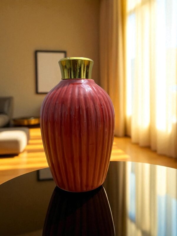 Imperium Aroma Rose Reed Diffuser Gift Set (Ceramic Pot with Golden Brass Neck) - Image 3