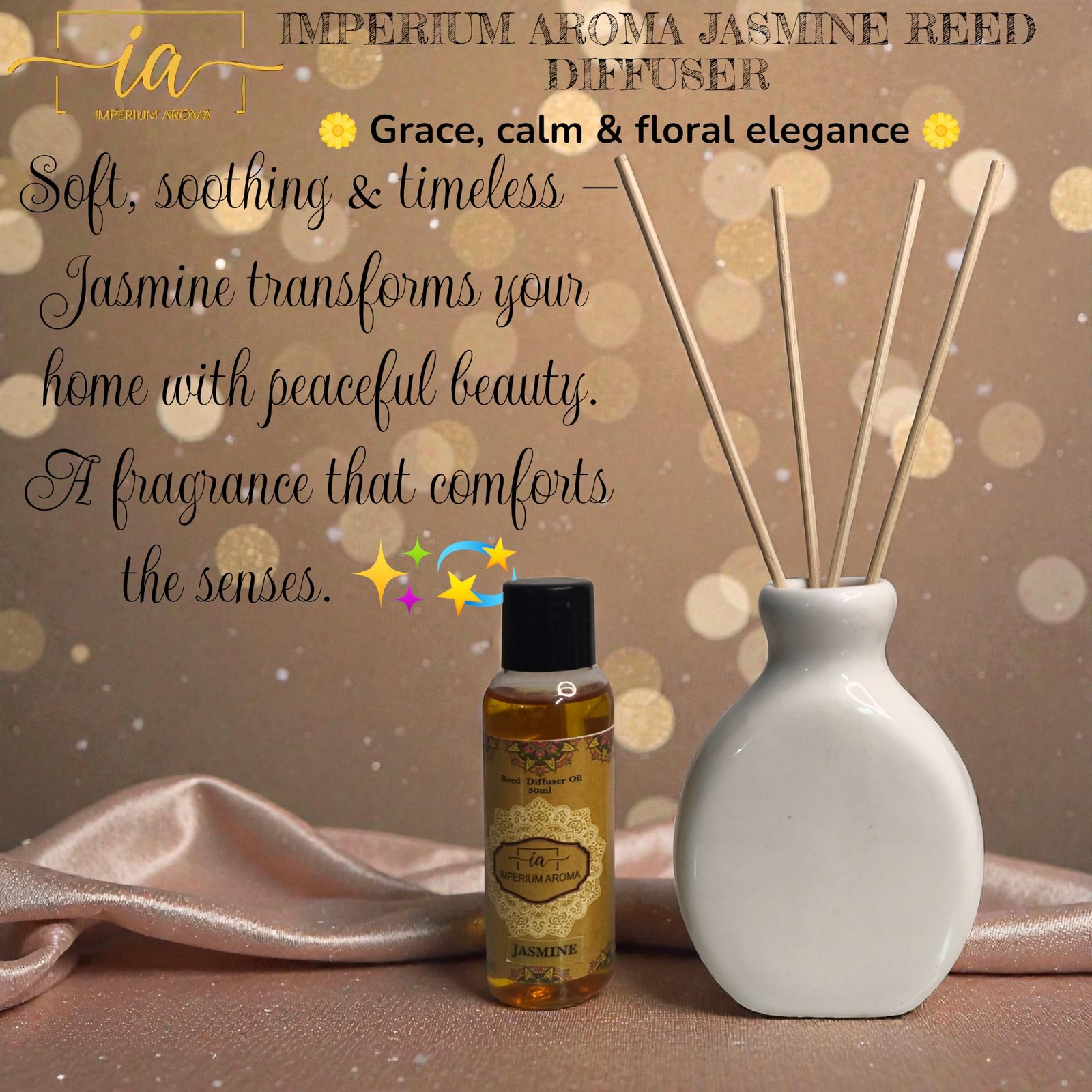 Imperium Aroma Tropical Sunset Reed Diffuser Set - Image 2