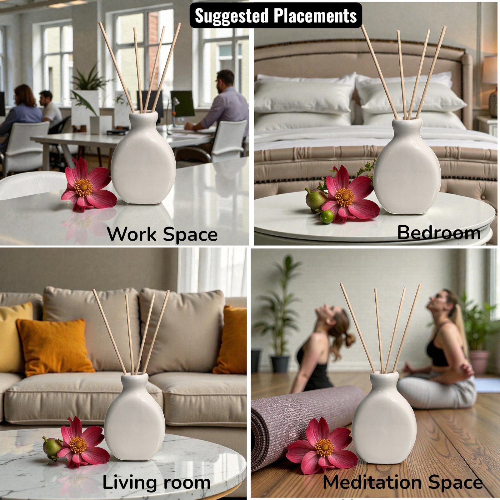 Imperium Aroma Sandalwood Reed Diffuser Gift Set - Image 3