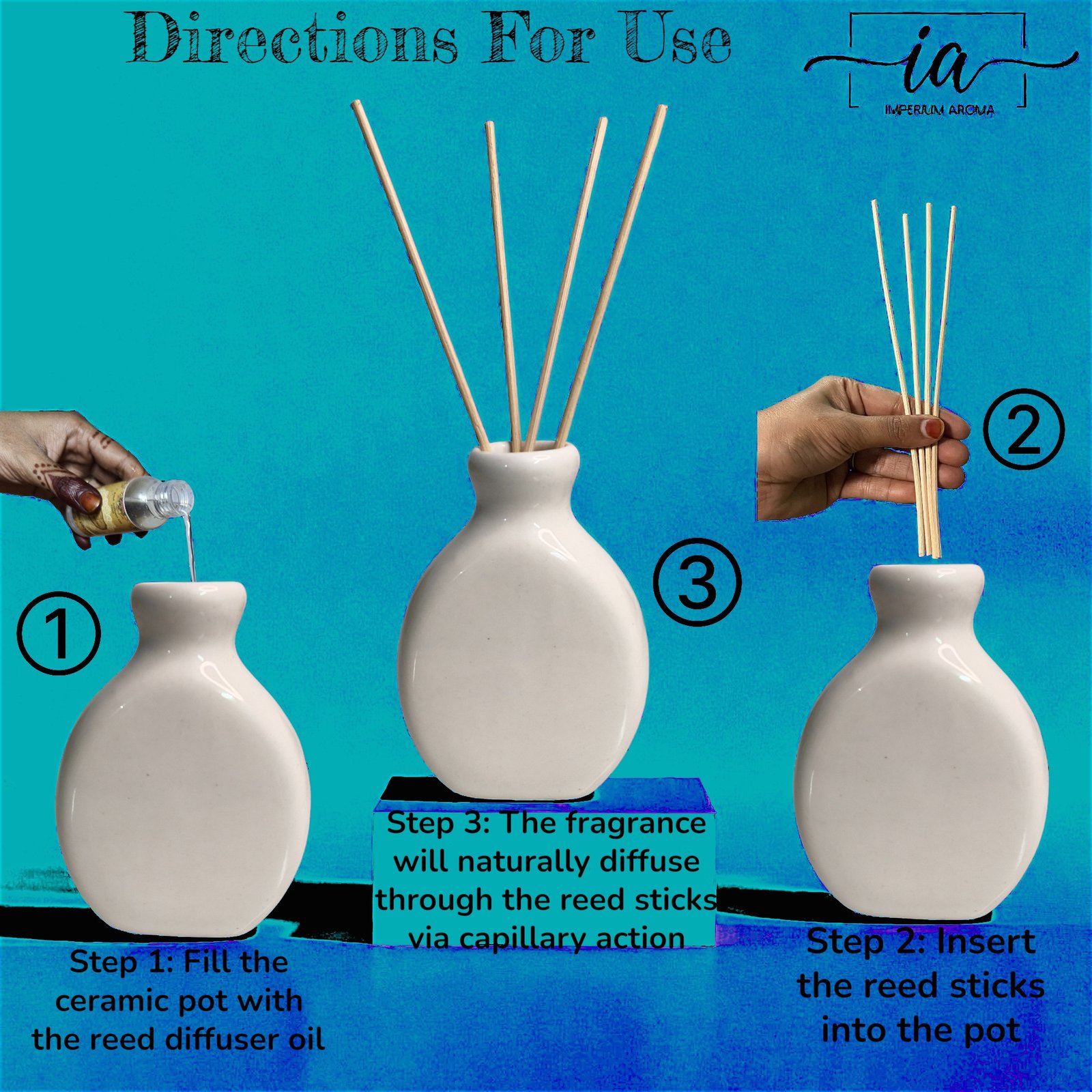 Imperium Aroma Tropical Sunset Reed Diffuser Set - Image 4