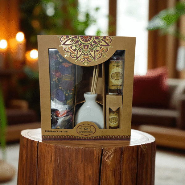 Imperium Aroma Sandalwood Reed Diffuser Gift Set - Image 4
