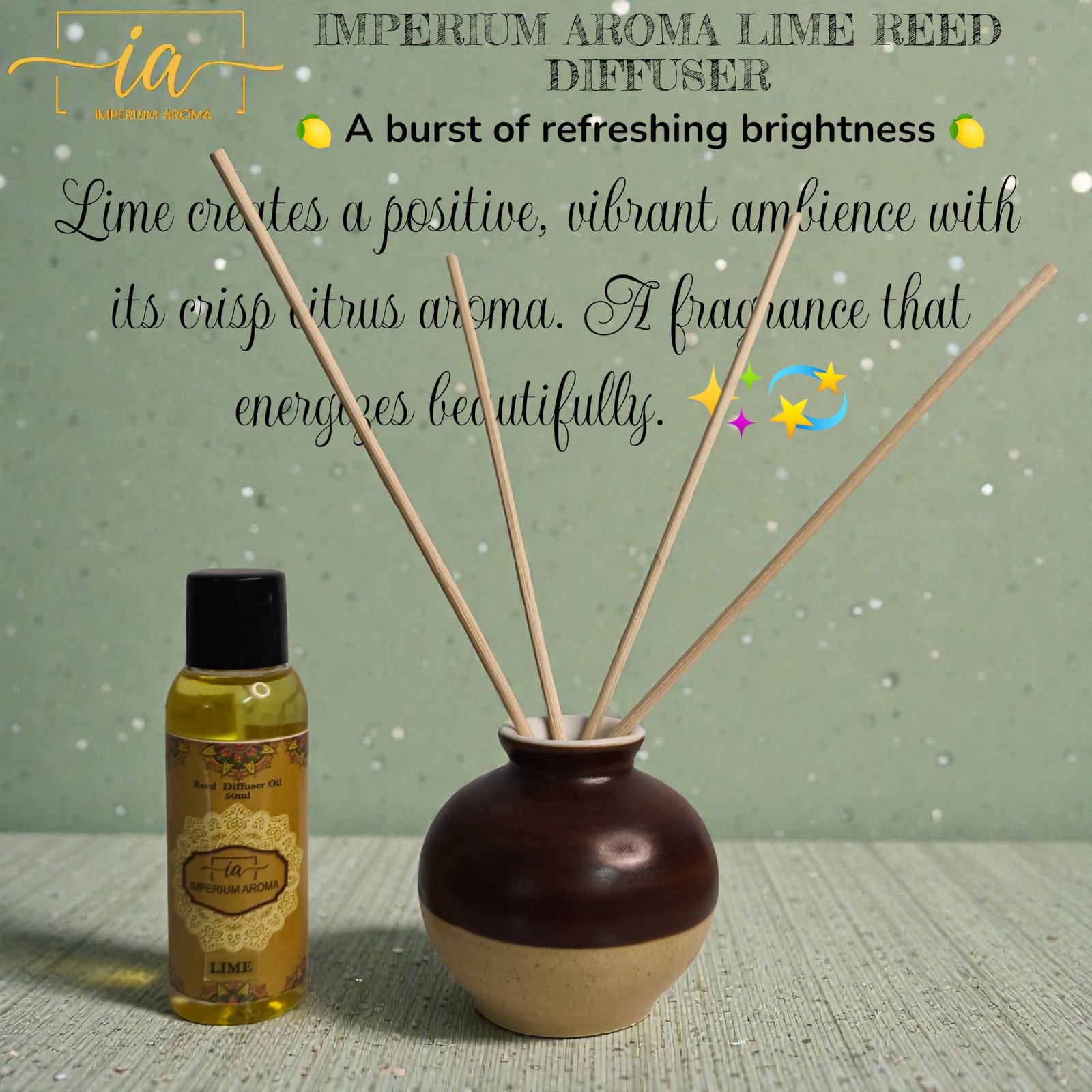 Imperium Aroma Lime Reed Diffuser Set