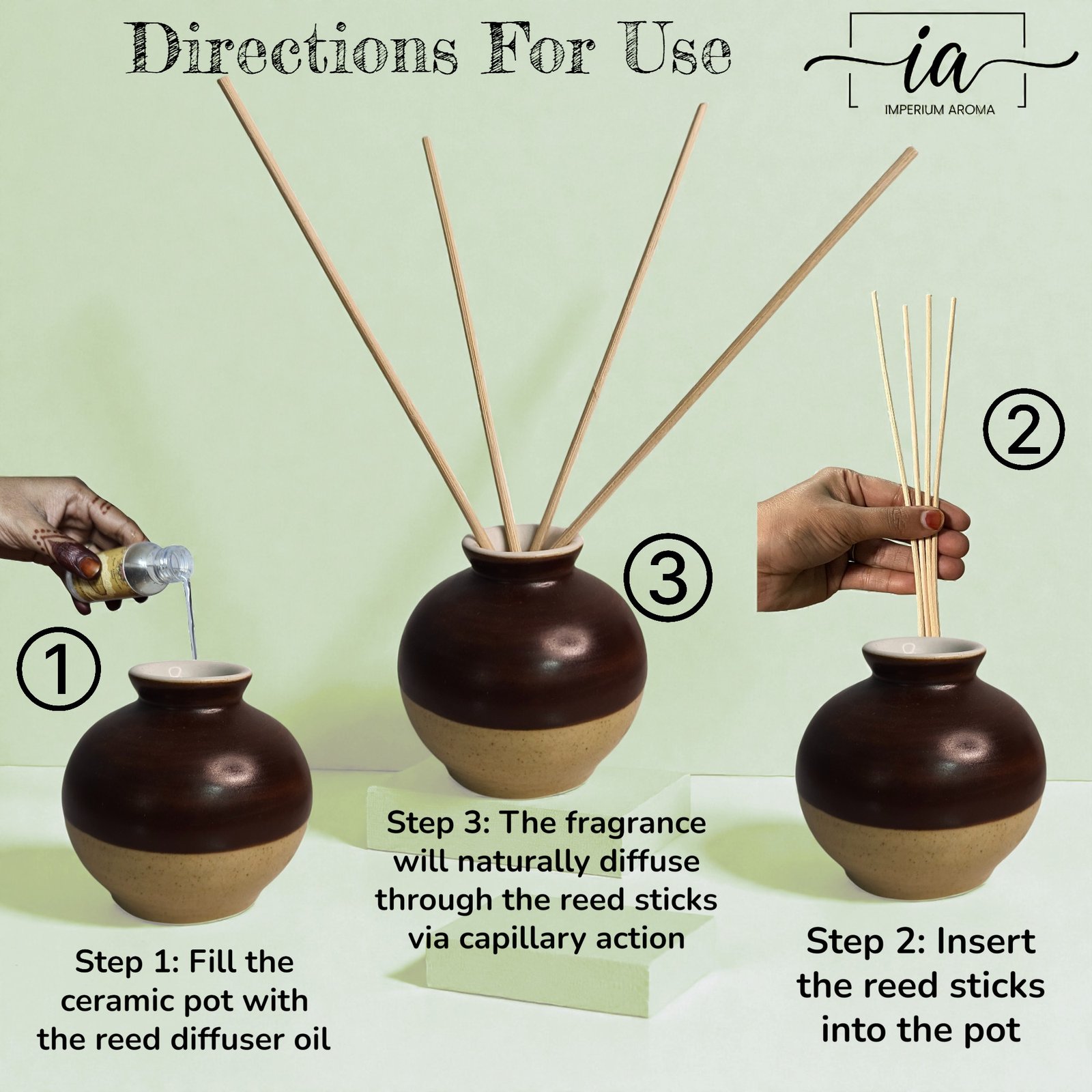 Imperium Aroma Lime Reed Diffuser Set - Image 3