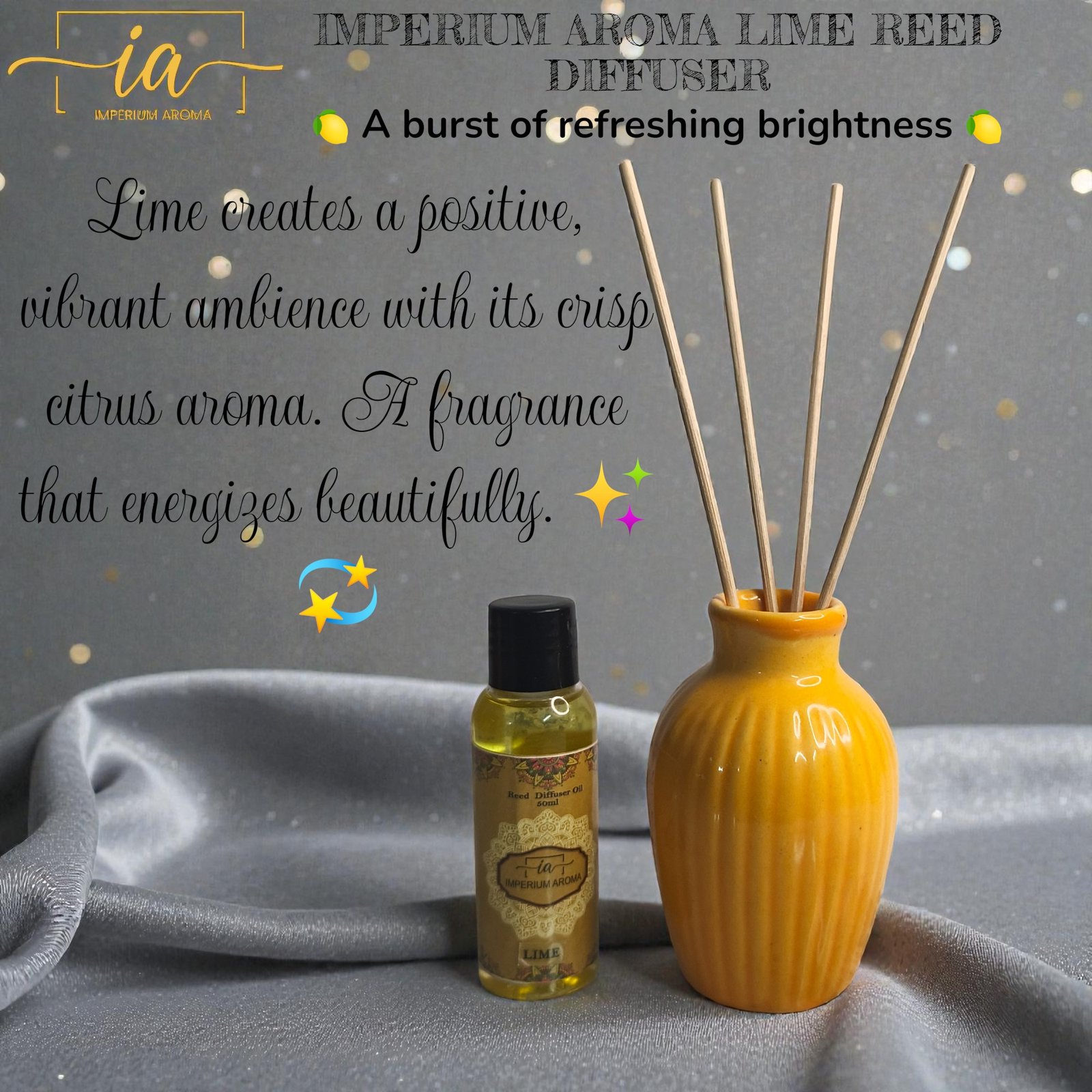 Imperium Aroma Lime Reed Diffuser Set