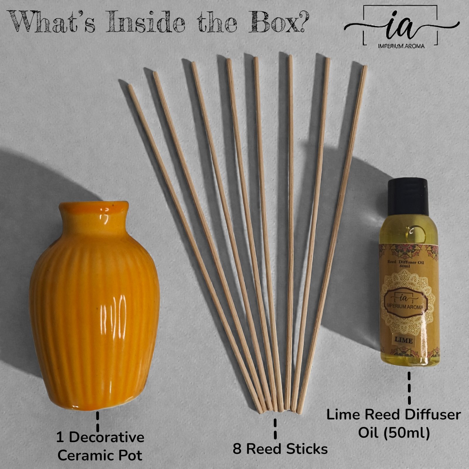 Imperium Aroma Lime Reed Diffuser Set - Image 4