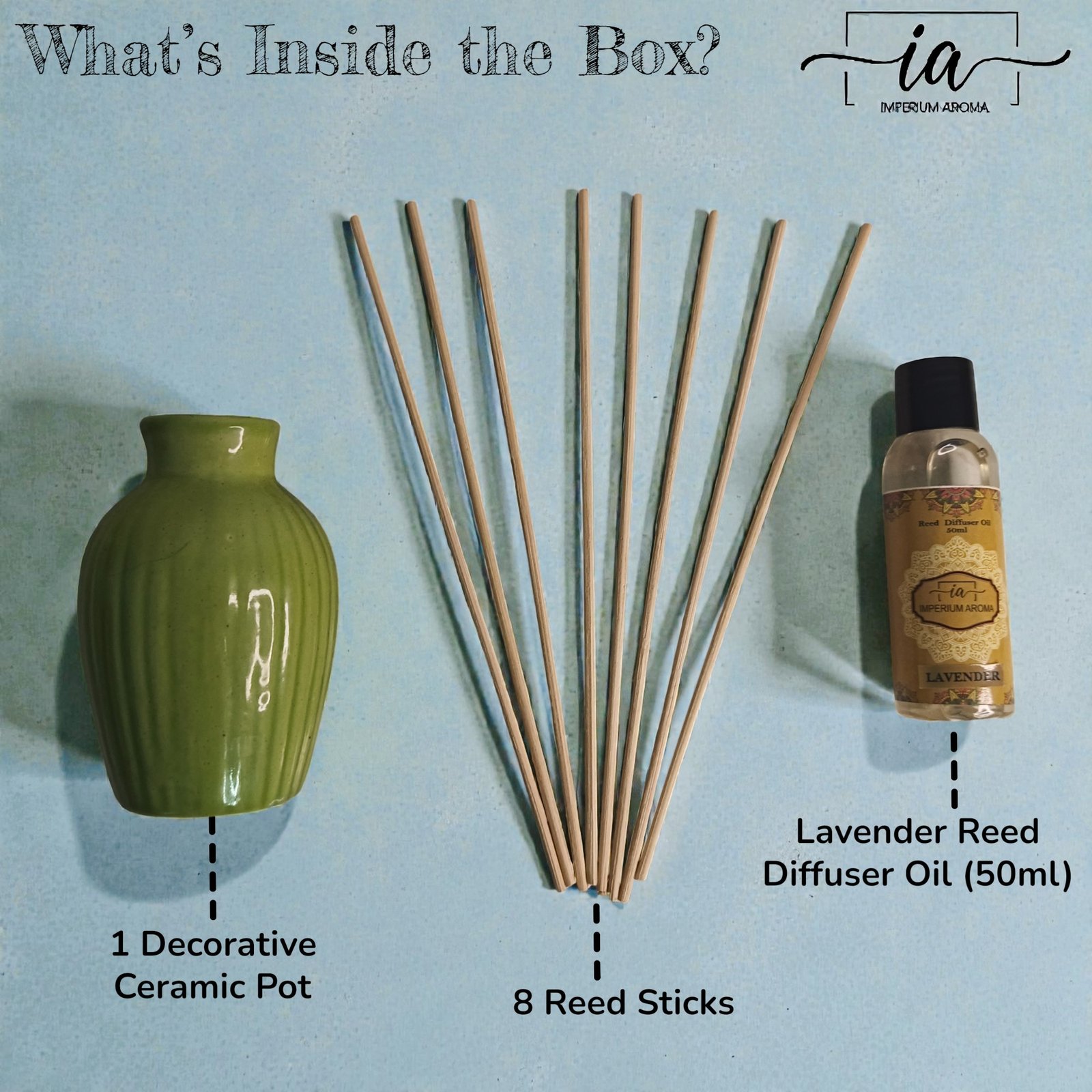 Imperium Aroma Lavender Reed Diffuser Set - Image 3