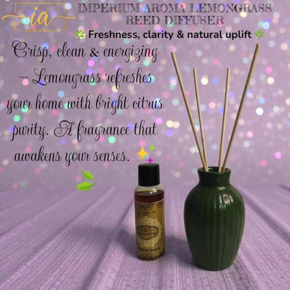 Imperium Aroma Lemongrass Reed Diffuser Set