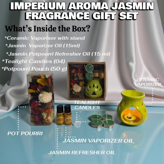 Imperium Aroma Jasmine Tealight Diffuser set
