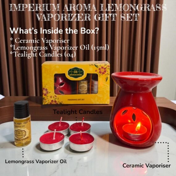 Imperium Aroma Lemongrass Tealight Diffuser Set