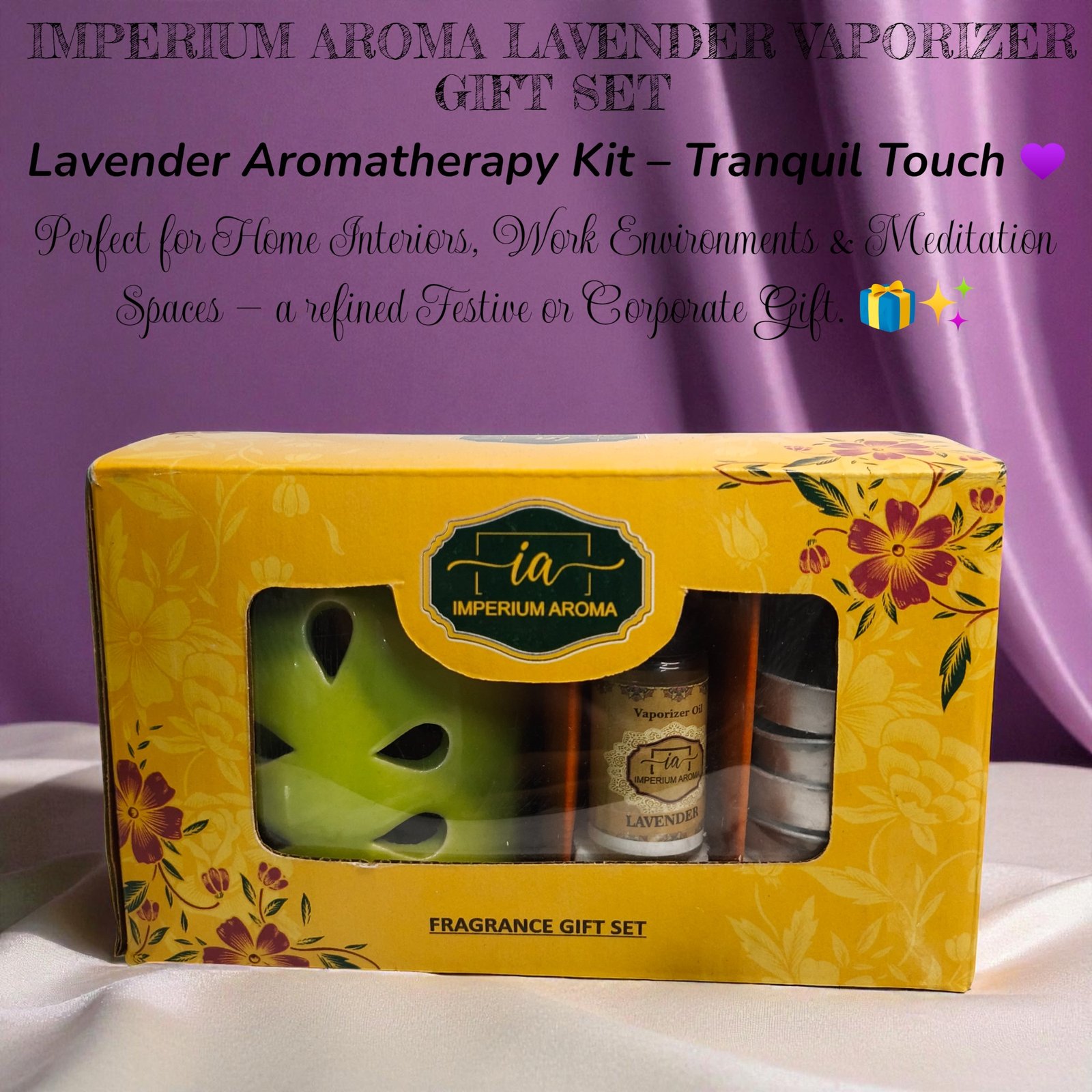 Imperium Aroma Lavender Tealight Diffuser - Image 5