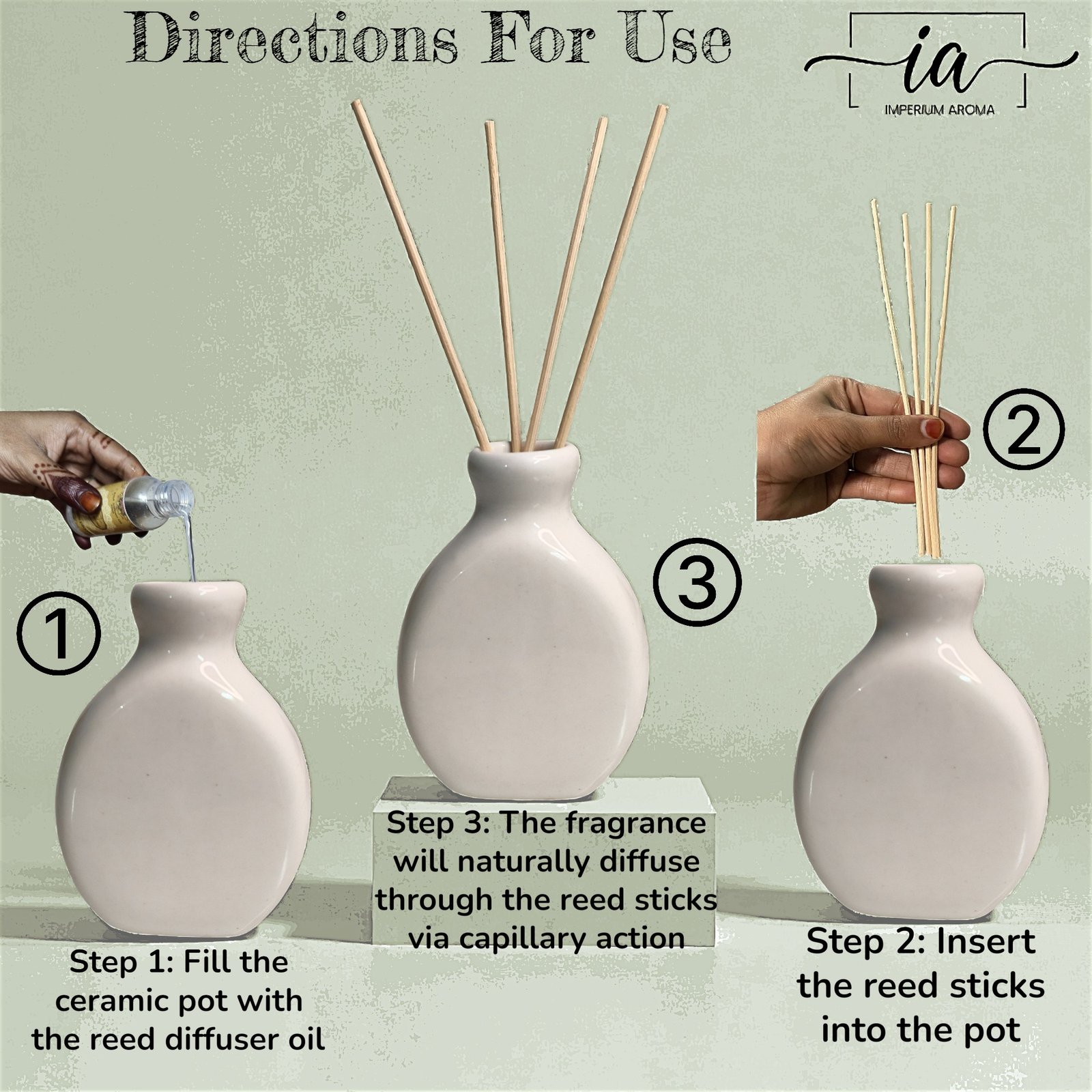 Imperium Aroma Lemongrass Reed Diffuser Set - Image 3