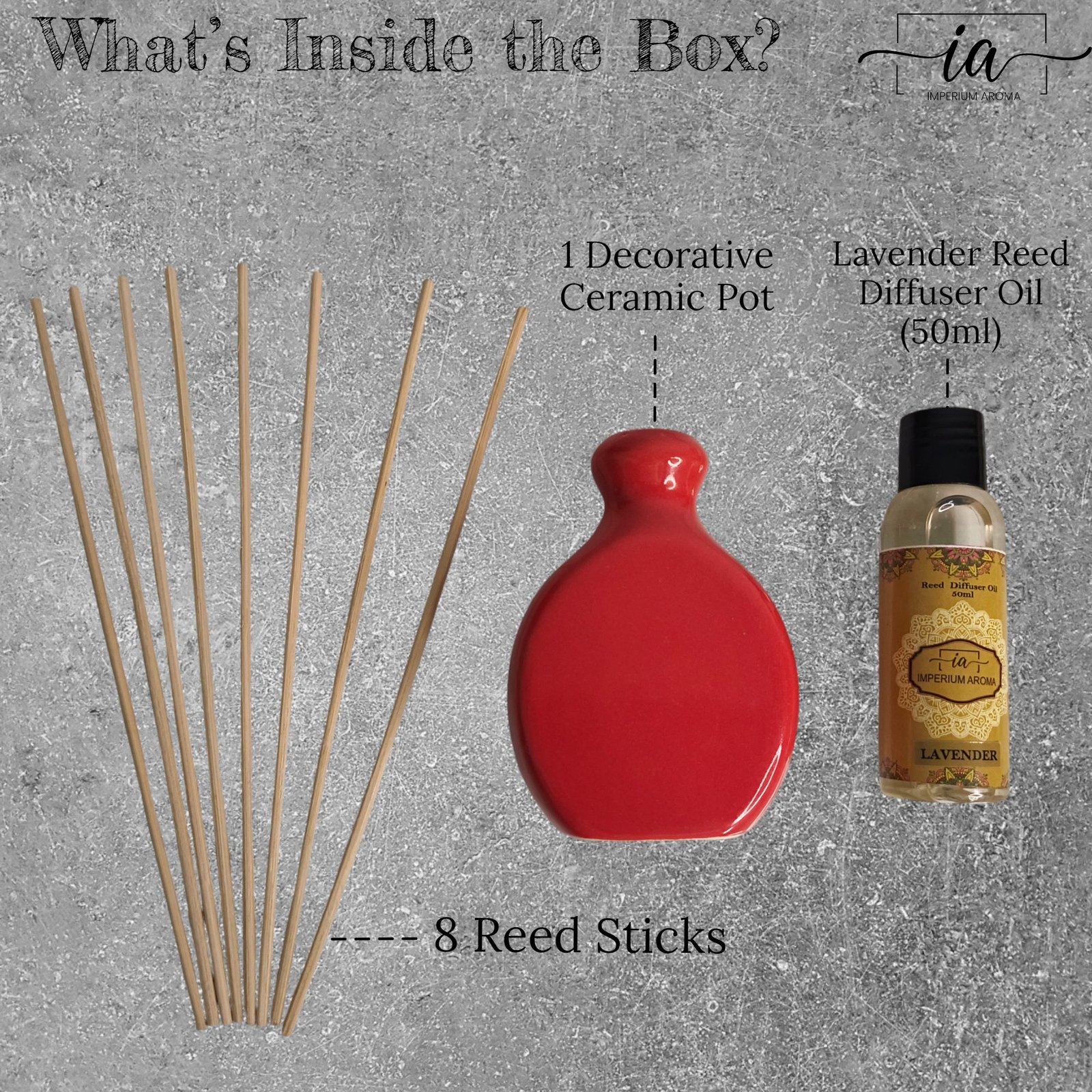 Imperium Aroma Lavender Reed Diffuser Set - Image 5