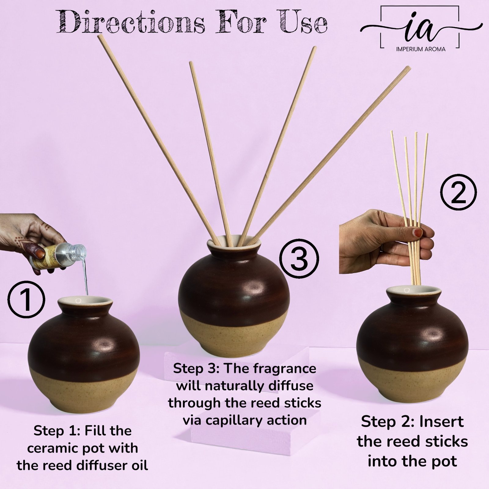 Imperium Aroma Lavender Reed Diffuser Set - Image 2