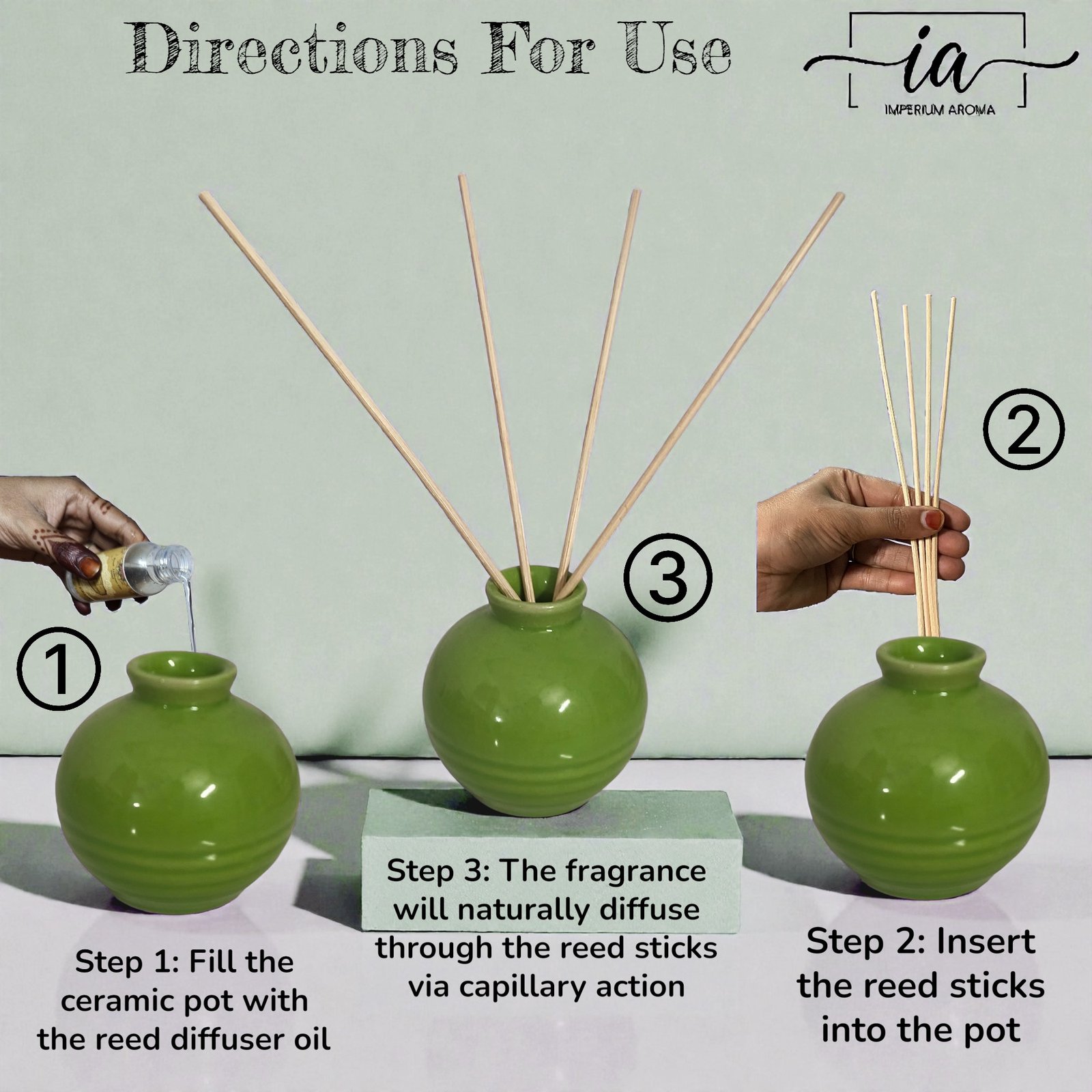 Imperium Aroma Lime Reed Diffuser Set - Image 3