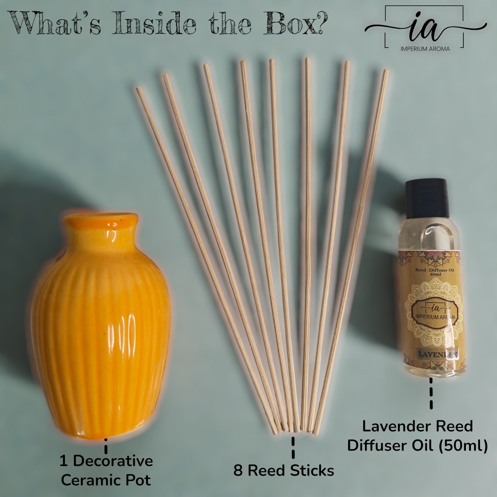 Imperium Aroma Lavender Reed Diffuser Set - Image 4