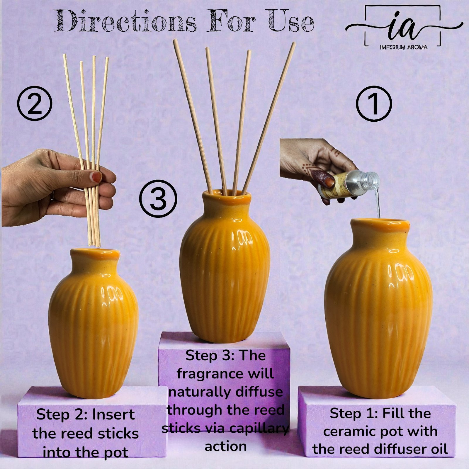 Imperium Aroma Lavender Reed Diffuser Set - Image 2