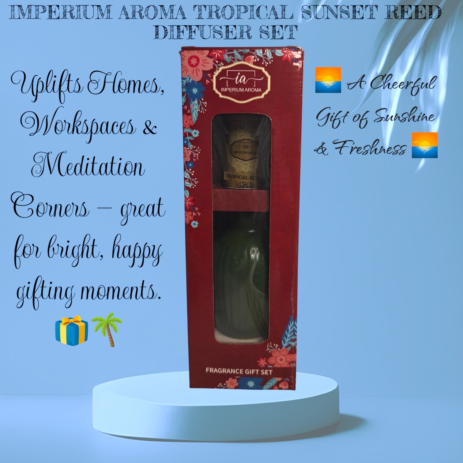 Imperium Aroma Tropical Sunset Reed Diffuser Set - Image 5