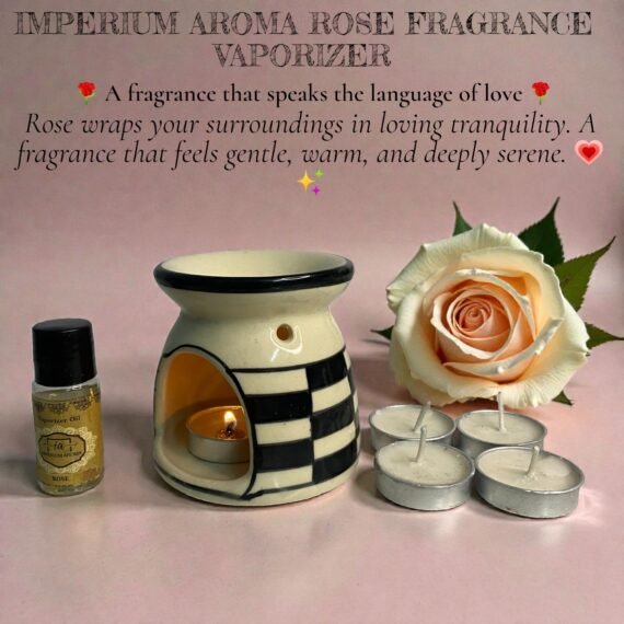 Imperium Aroma Rose Tealight Diffuser Set