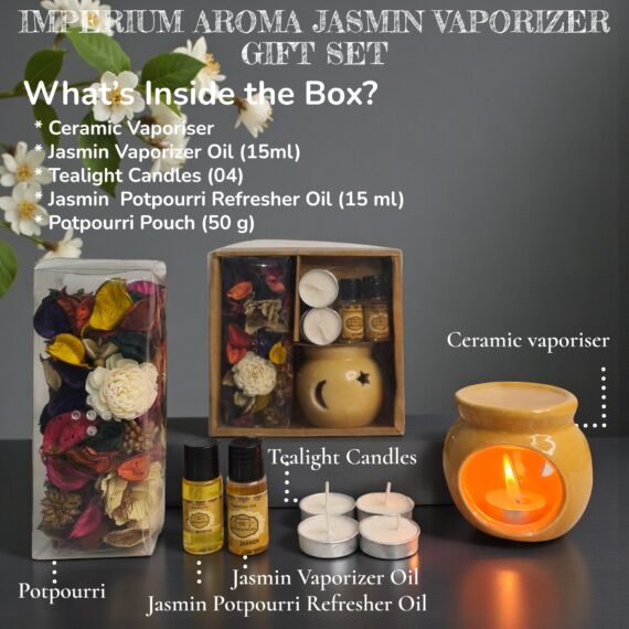 Imperium Aroma Jasmine Tealight Diffuser set