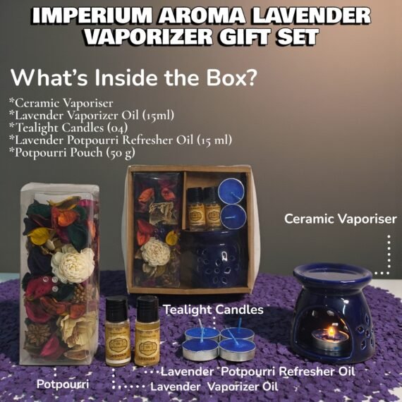 Imperium Aroma Lavender Tealight Diffuser set