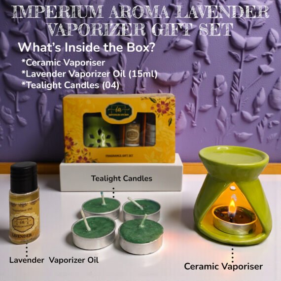 Imperium Aroma Lavender Tealight Diffuser Set